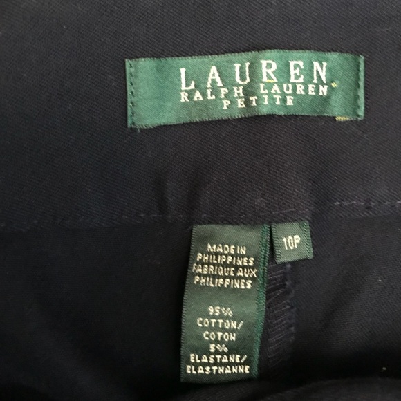 ⭐️ 2/$20 Ralph Lauren 10P Capris Navy Blue - Picture 5 of 5